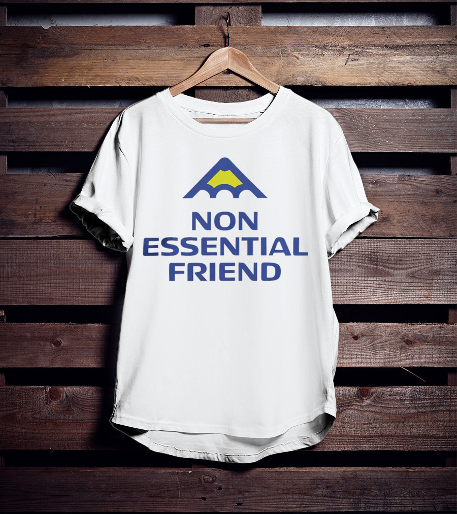 Non Essential Friend Inverted Bat T-Shirt