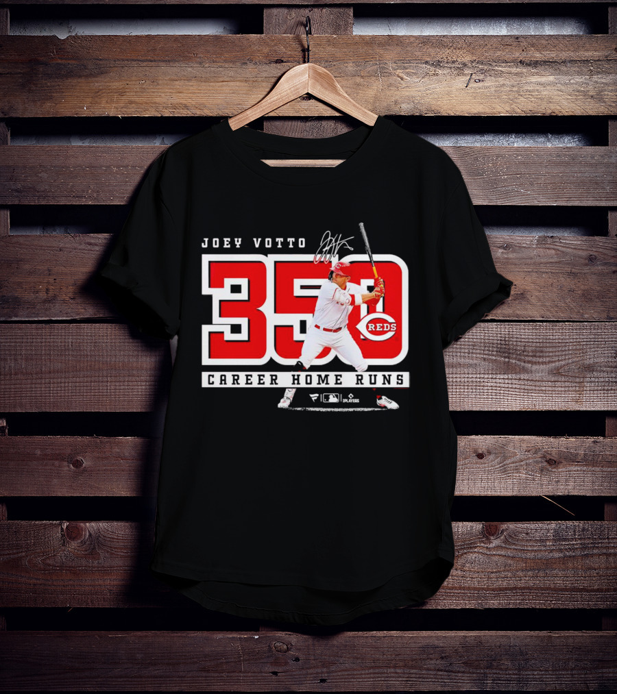 Joey Votto Reds 350 Career Home Runs Signature T-Shirt