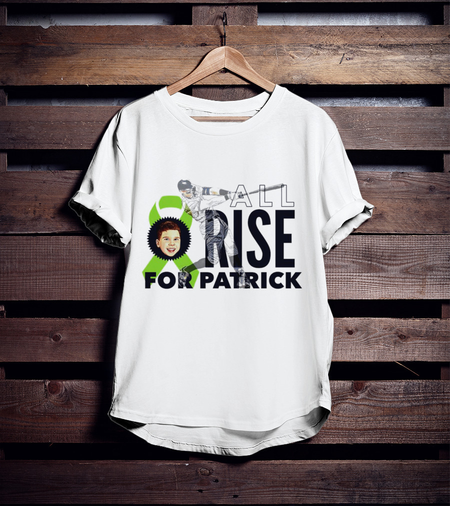 All Rise For Patrick Aaron Judge Baseball With Green T-Shirt