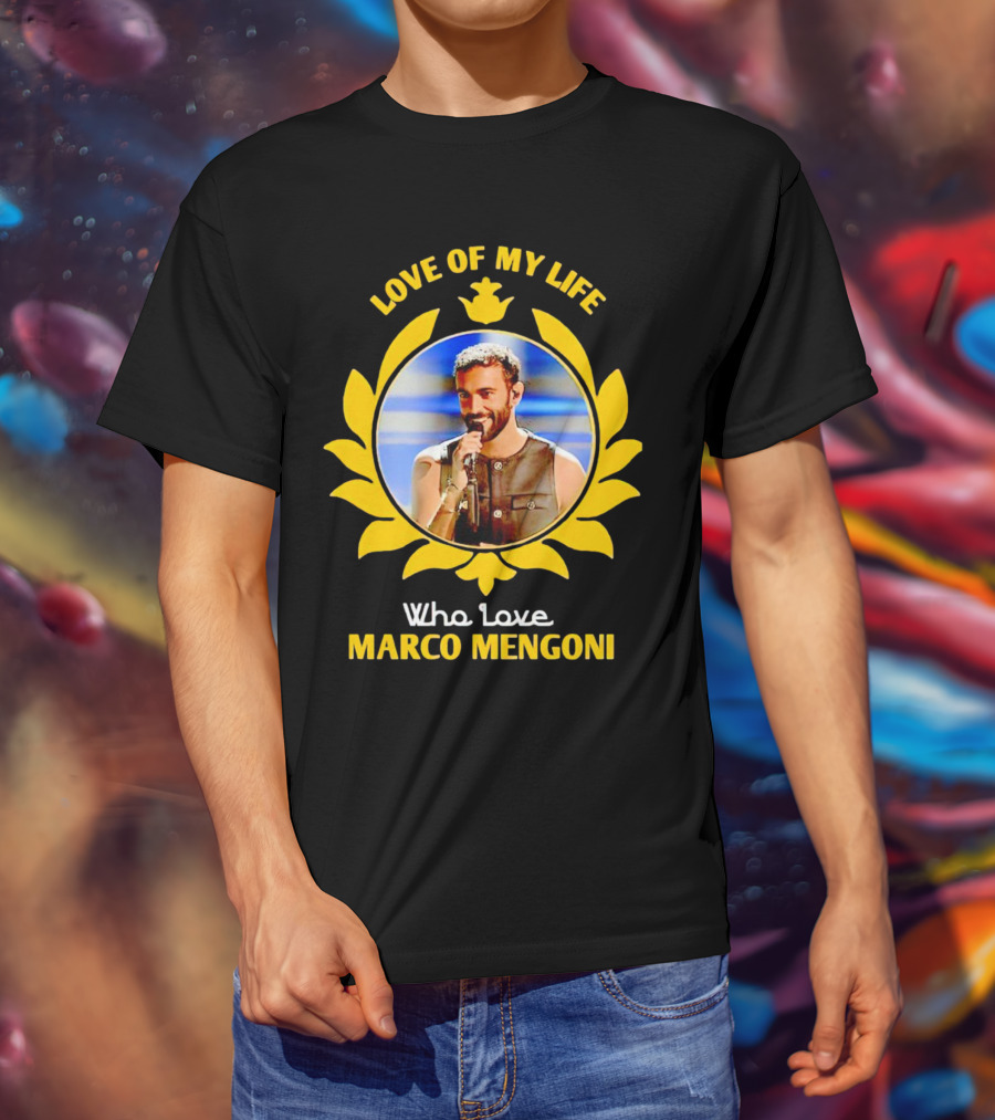 Love Of My Life Who Love Marco Mengoni Iconic T-Shirt