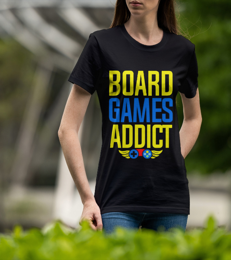 Board Games Addict Controller Wings T-Shirt