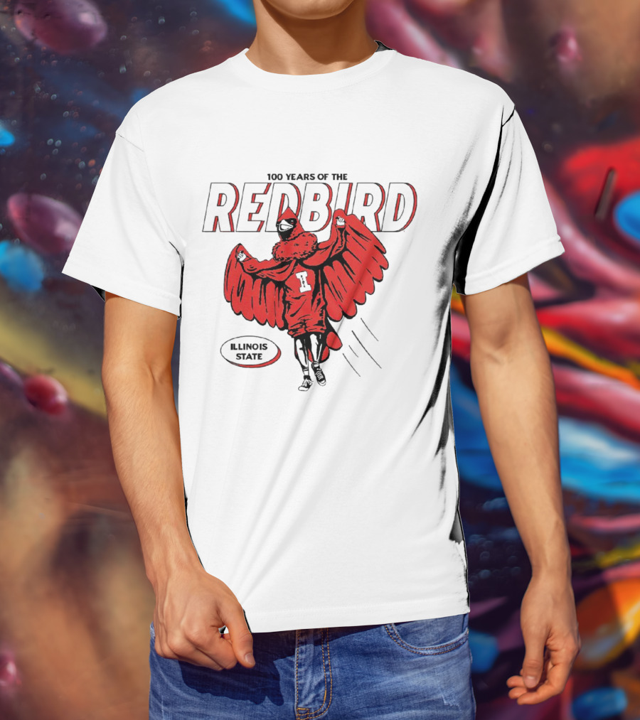 Illinois State Redbird 100 Years Of The Redbird T-Shirt