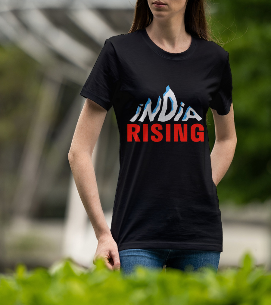 India Rising Mountain Peaks Alps T-Shirt