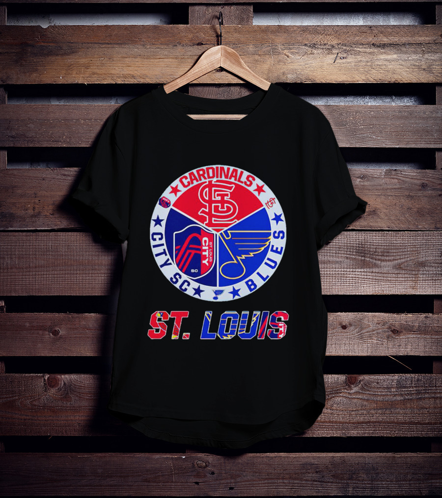ST Louis Cardinals City SC Blues T-Shirt