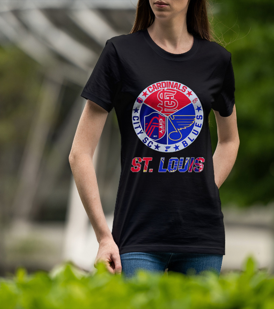 ST Louis Cardinals City SC Blues T-Shirt