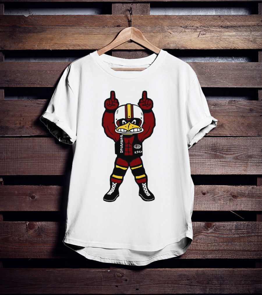 ISU Cyclones Strong Mascot Character With Champion Gesture T-Shirt