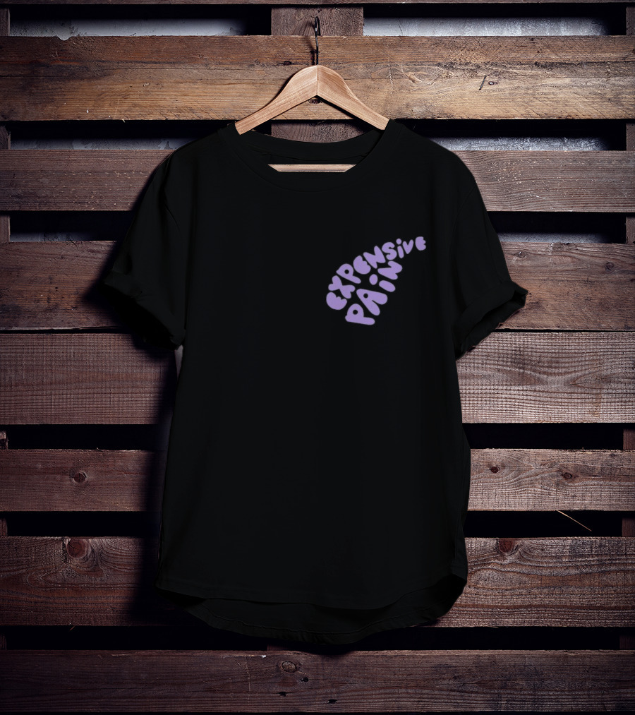 Meek Mill Expensive Pain Album Graphic Purple Text T-Shirt