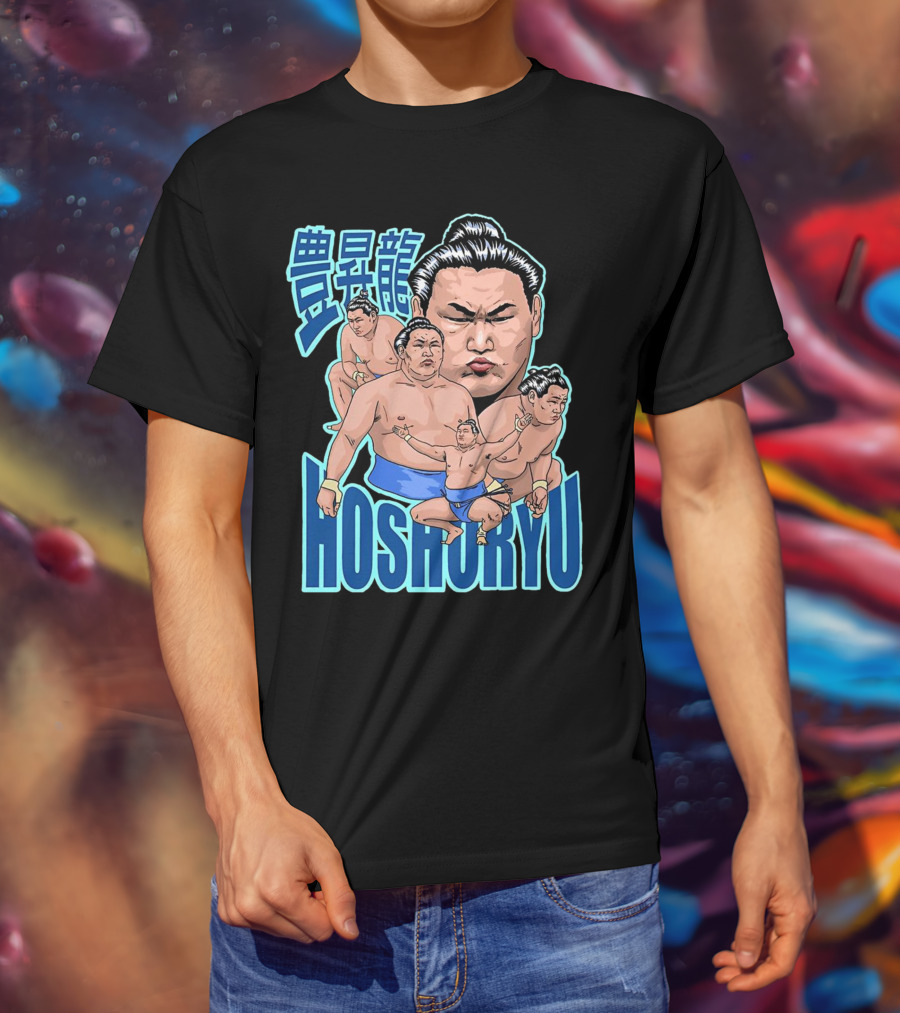 Hoshoryu Sumo Wrestler Action Poses And Expressions T-Shirt
