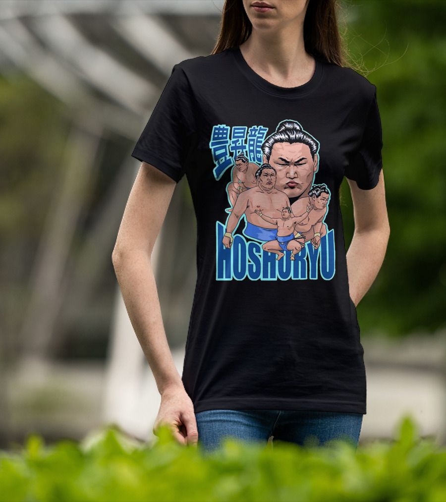 Hoshoryu Sumo Wrestler Action Poses And Expressions T-Shirt