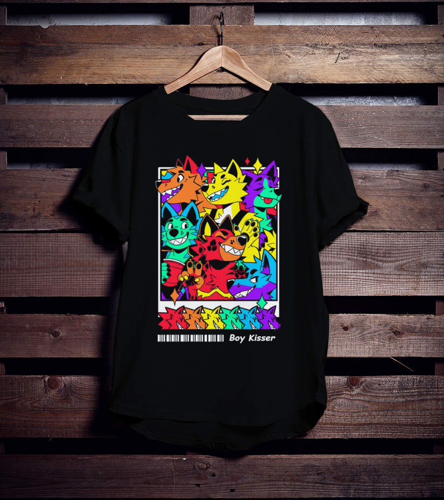 New Leaked Colorful Boy Kisser Fox Pack T-Shirt