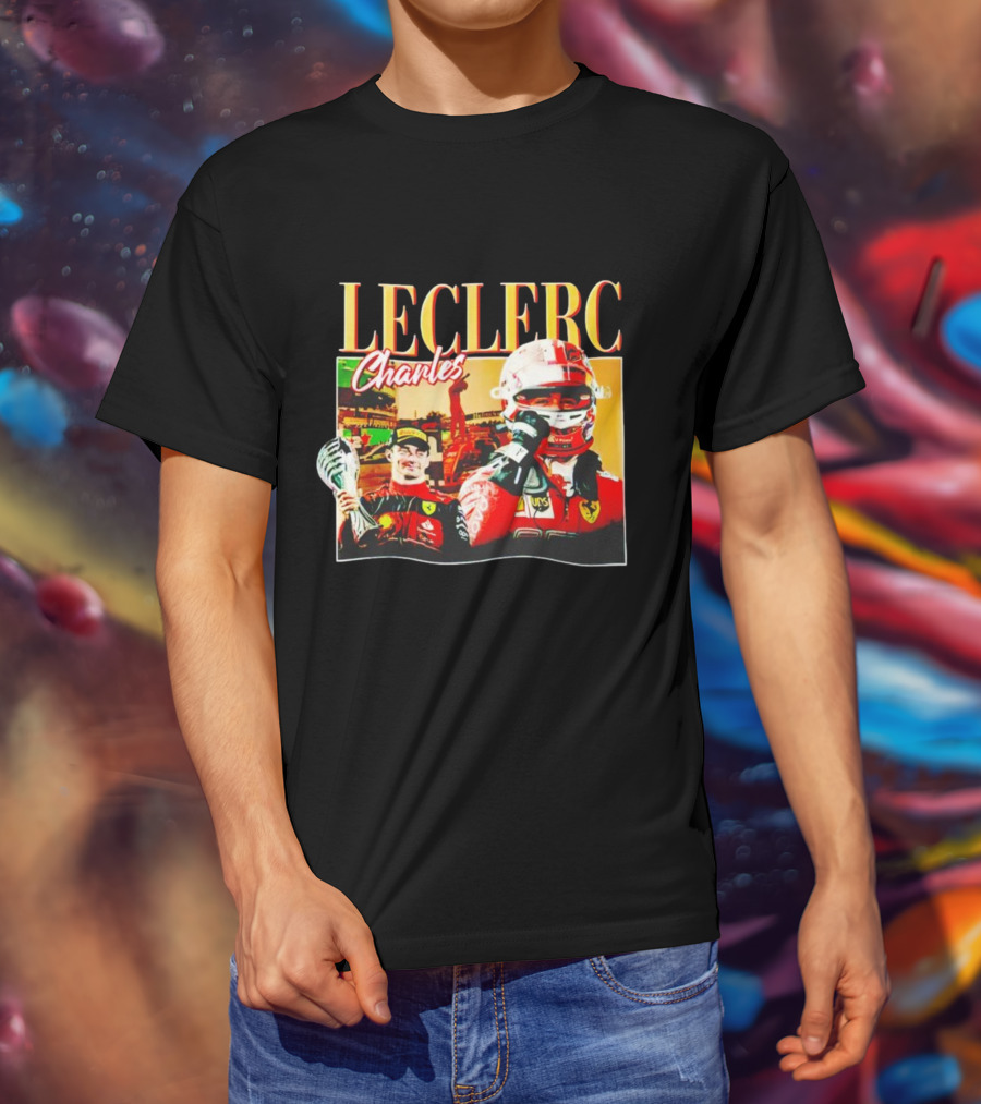 Leclerc Charles Racing Victory Celebration Legends T-Shirt