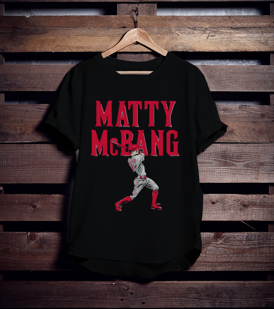 Matty McBang Matt McLain Cincinnati Reds Baseball Player T-Shirt