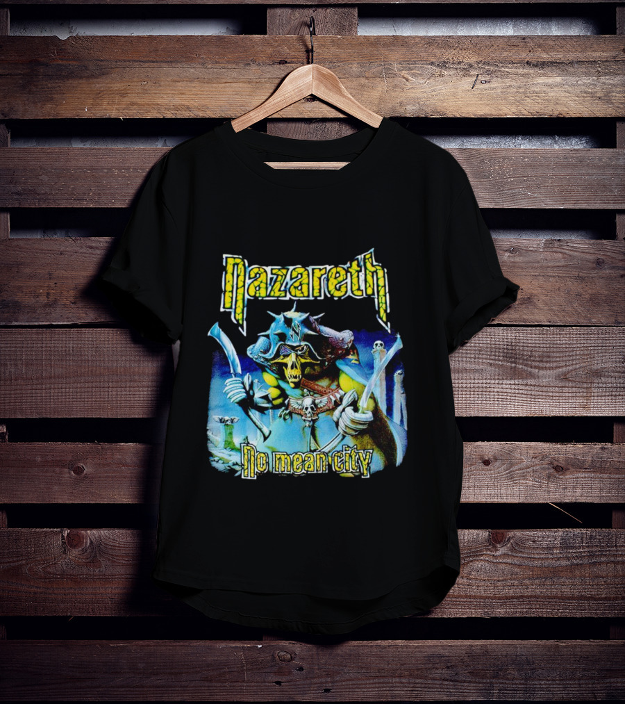 Nazareth No Mean City Skeleton Warrior T-Shirt