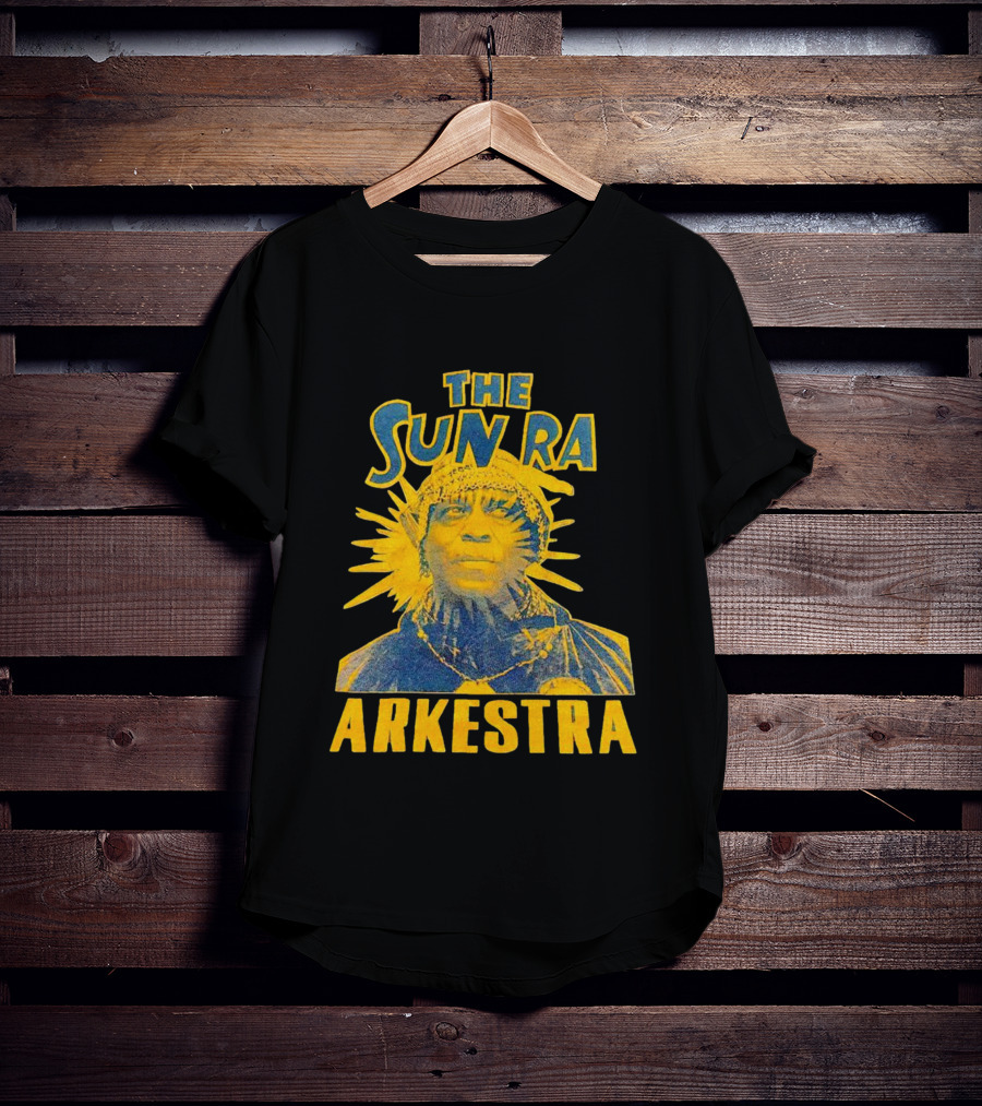 The Sun Ra Arkestra Cosmic Jazz Icon Yellow T-Shirt