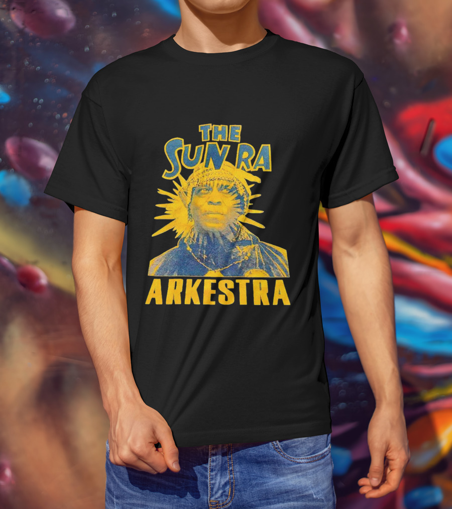 The Sun Ra Arkestra Cosmic Jazz Icon Yellow T-Shirt