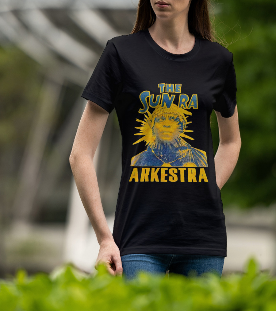 The Sun Ra Arkestra Cosmic Jazz Icon Yellow T-Shirt