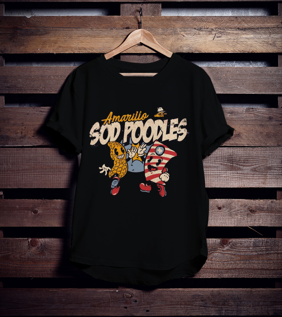 Amarillo Sod Poodles Buy Me Some Peanuts And Cracker Jacks T-Shirt