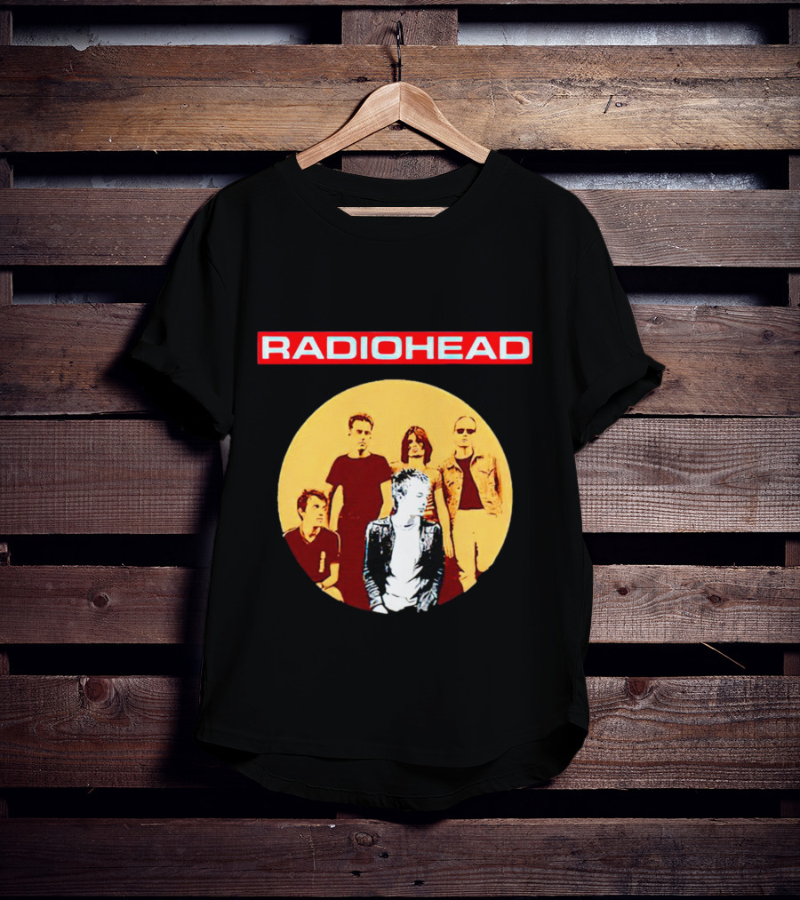 RADIOHEAD Band Members Vintage Circle T-Shirt