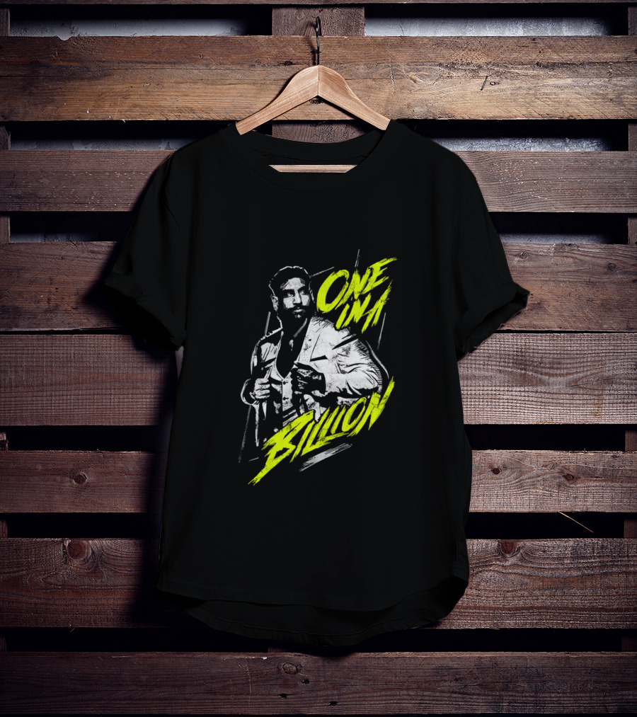 One In A Billion Satnam Singh Stylin’ Retro Vibe With Bold Neon Text T-Shirt
