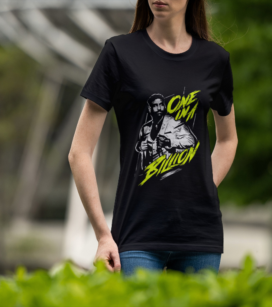 One In A Billion Satnam Singh Stylin’ Retro Vibe With Bold Neon Text T-Shirt