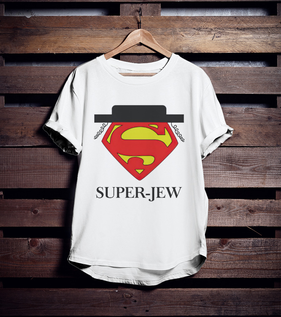 Superman Super-Jew Emblem T-Shirt