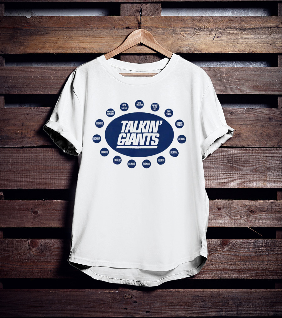 Talkin’ Giants Andrew Thomas Ring Of Honor T-Shirt