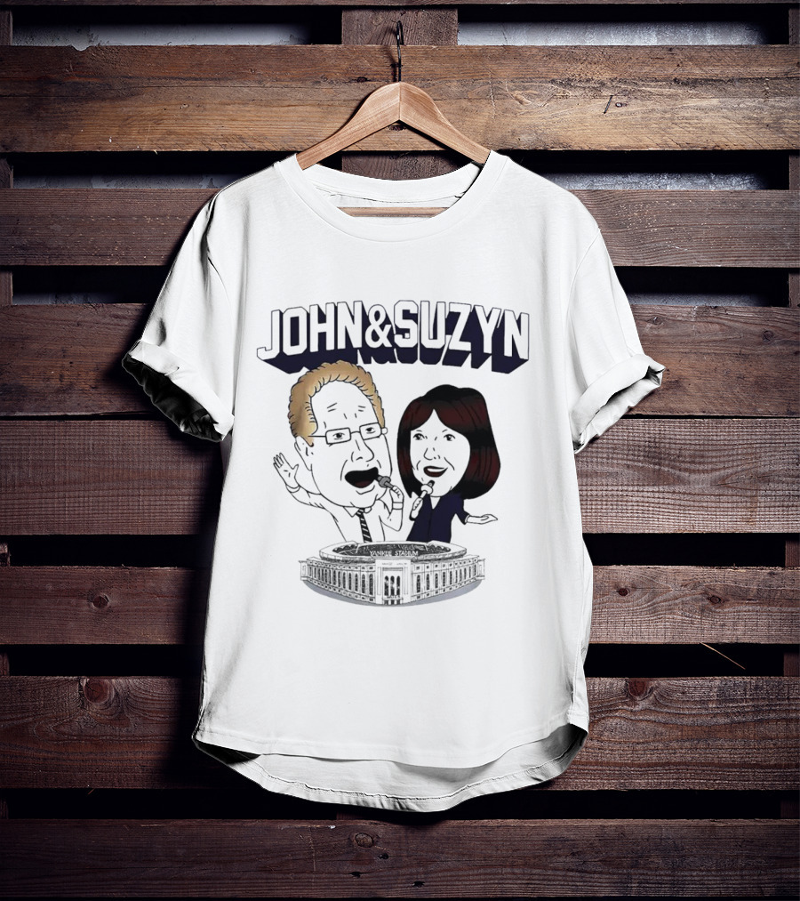 New York Yankees John And Suzyn Commentary At Yankee Stadium T-Shirt