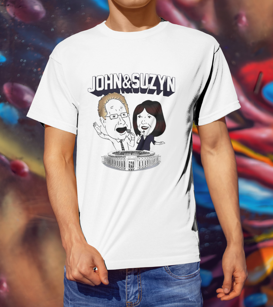 New York Yankees John And Suzyn Commentary At Yankee Stadium T-Shirt