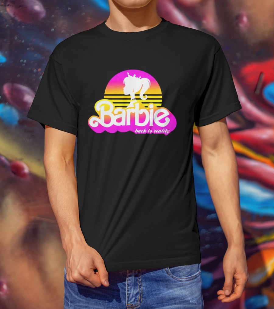 Barbie Back To Reality Retro Sunset T-Shirt