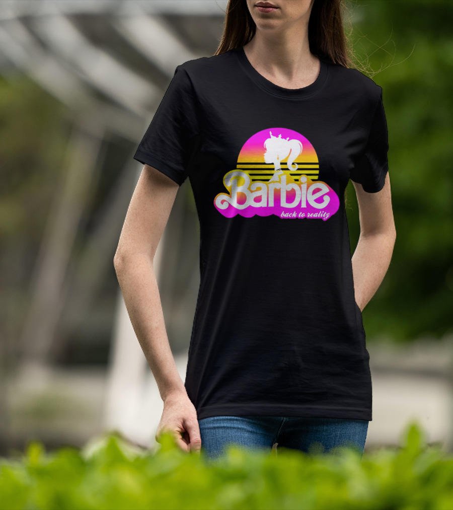 Barbie Back To Reality Retro Sunset T-Shirt