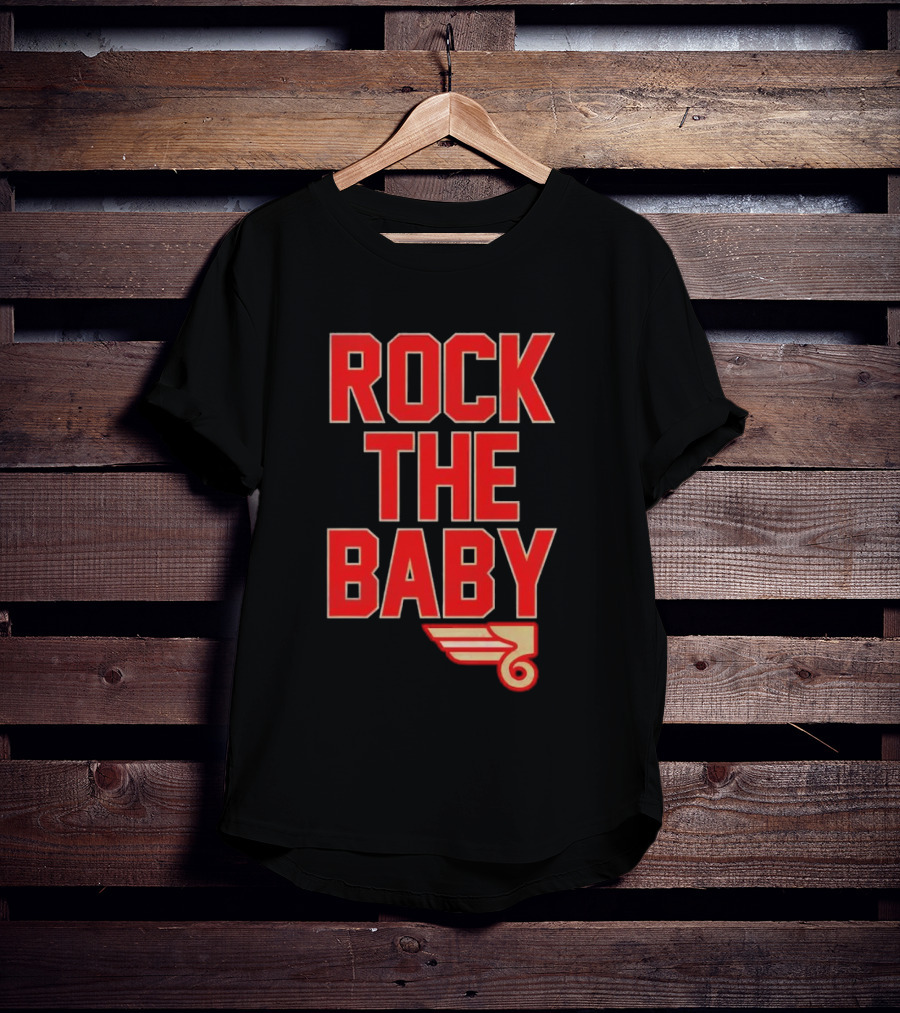 ROCK THE BABY Basketball Dunking T-Shirt