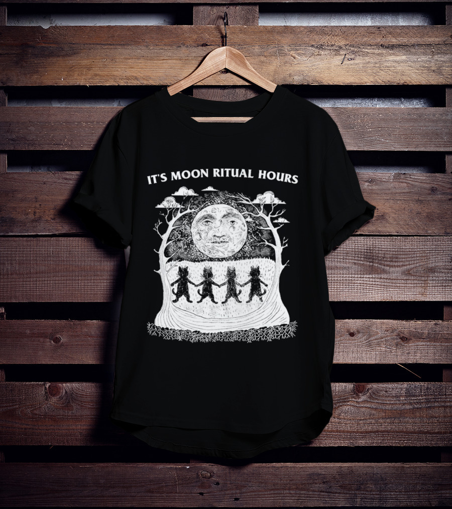 It's Moon Ritual Hours Celestial Phases And Mountains T-Shirt