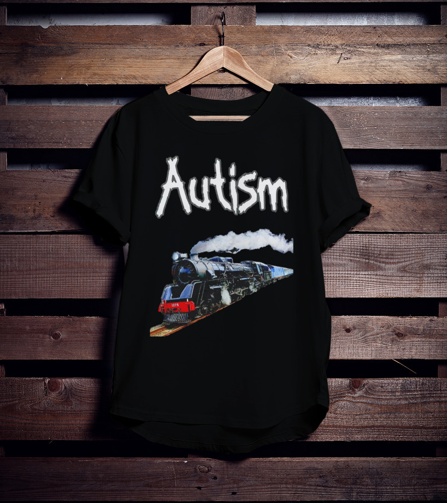 Autism Locomotive Journey 1275 Steam Engine T-Shirt