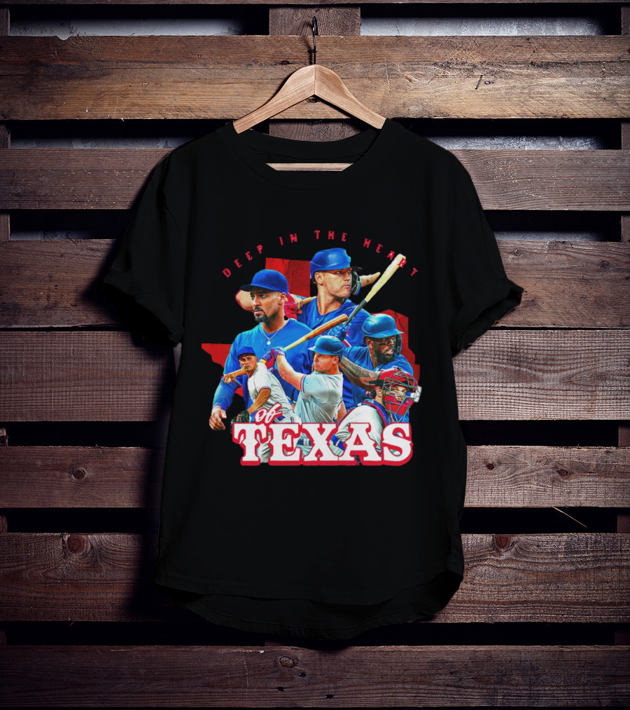 Deep In The Heart Of Texas Baseball T-Shirt