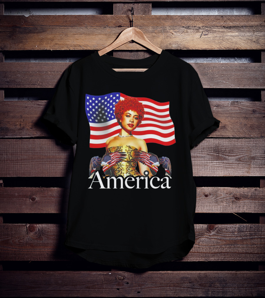 Ice Spice America United States Flag T-Shirt
