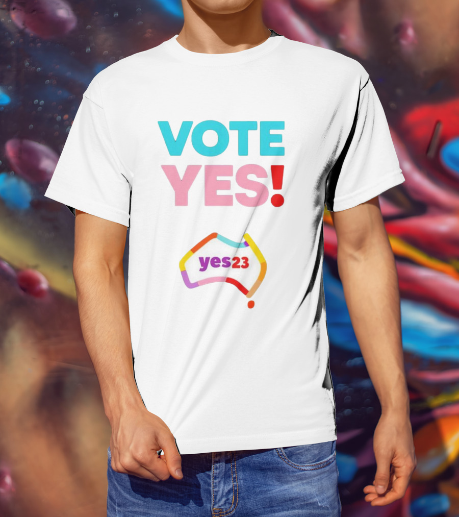 Vote Yes Yes23 Australia Map T-Shirt