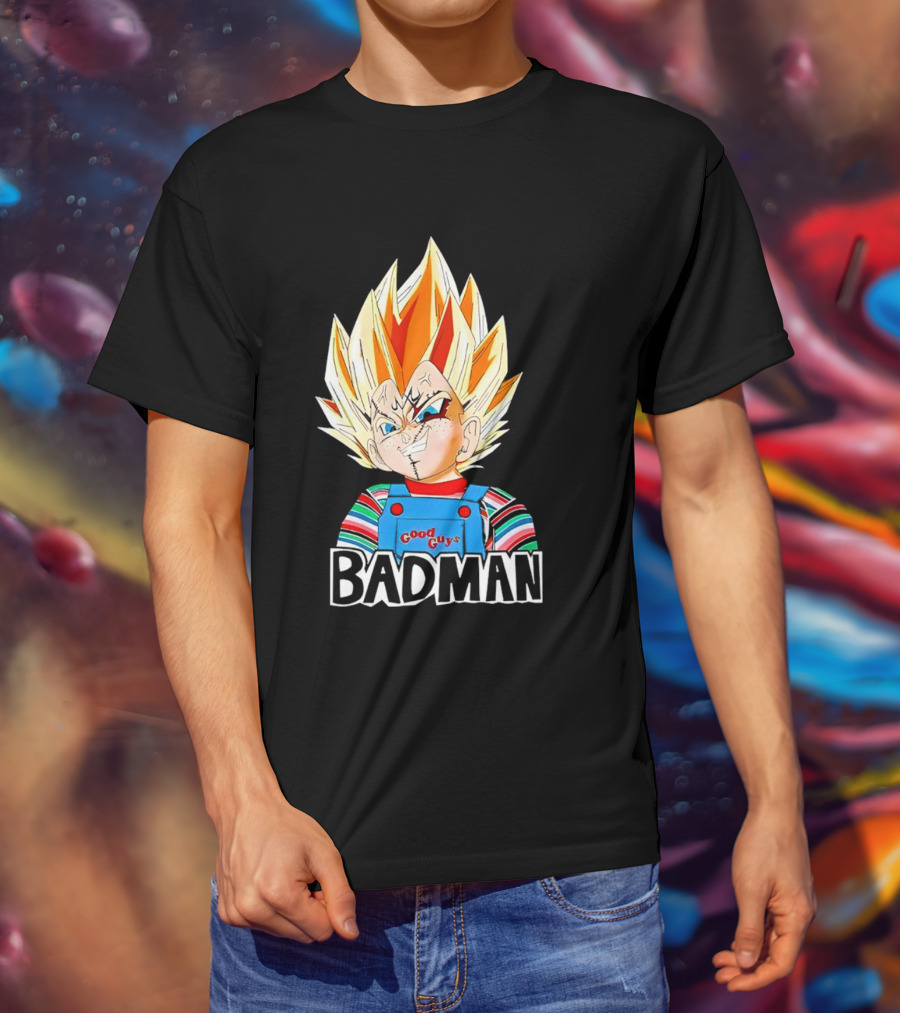 Vegeta Badman Good Guys Mashup T-Shirt