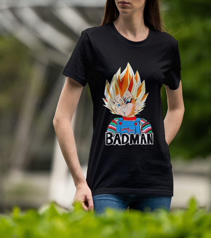 Vegeta Badman Good Guys Mashup T-Shirt