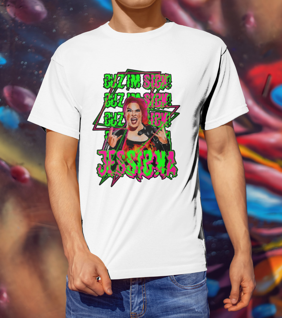 Jessicka Cuz I'm Sick Sign Of The Horns T-Shirt
