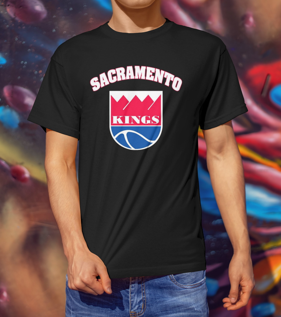 Sacramento Kings Retro Basketball Team T-Shirt