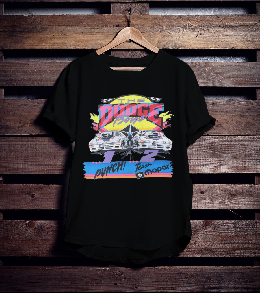 The Dodge Boys 1-2 Punch Team Mopar Racing T-Shirt