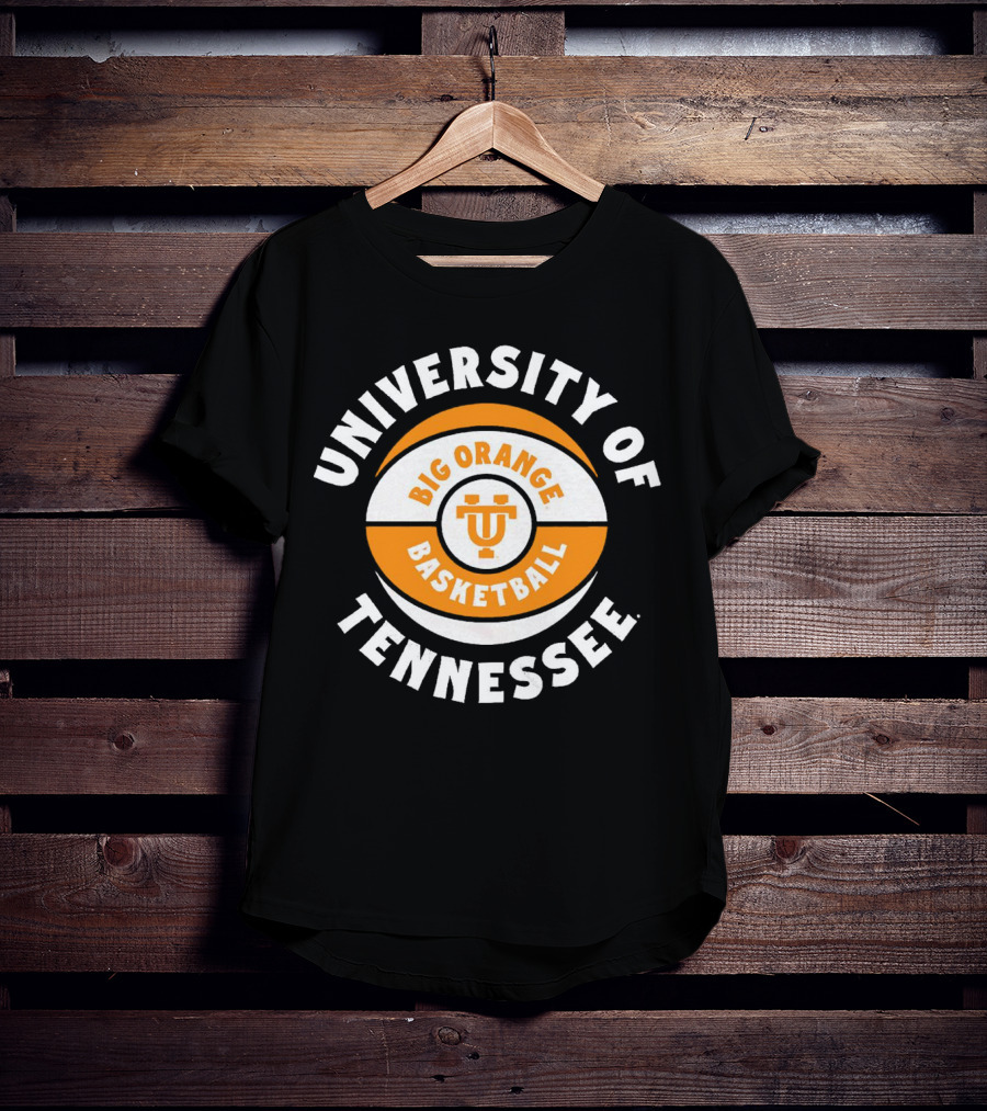 Big Orange Basketball Vintage University Of Tennessee T-Shirt