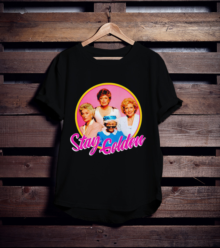 Golden Girls Character Group Circle Stay Golden T-Shirt