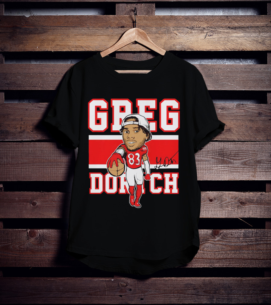 Greg Dortch 83 Arizona Cardinals Signature T-Shirt