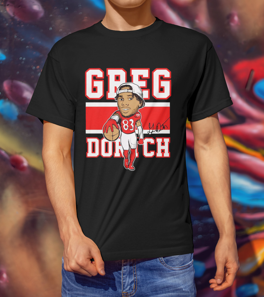 Greg Dortch 83 Arizona Cardinals Signature T-Shirt