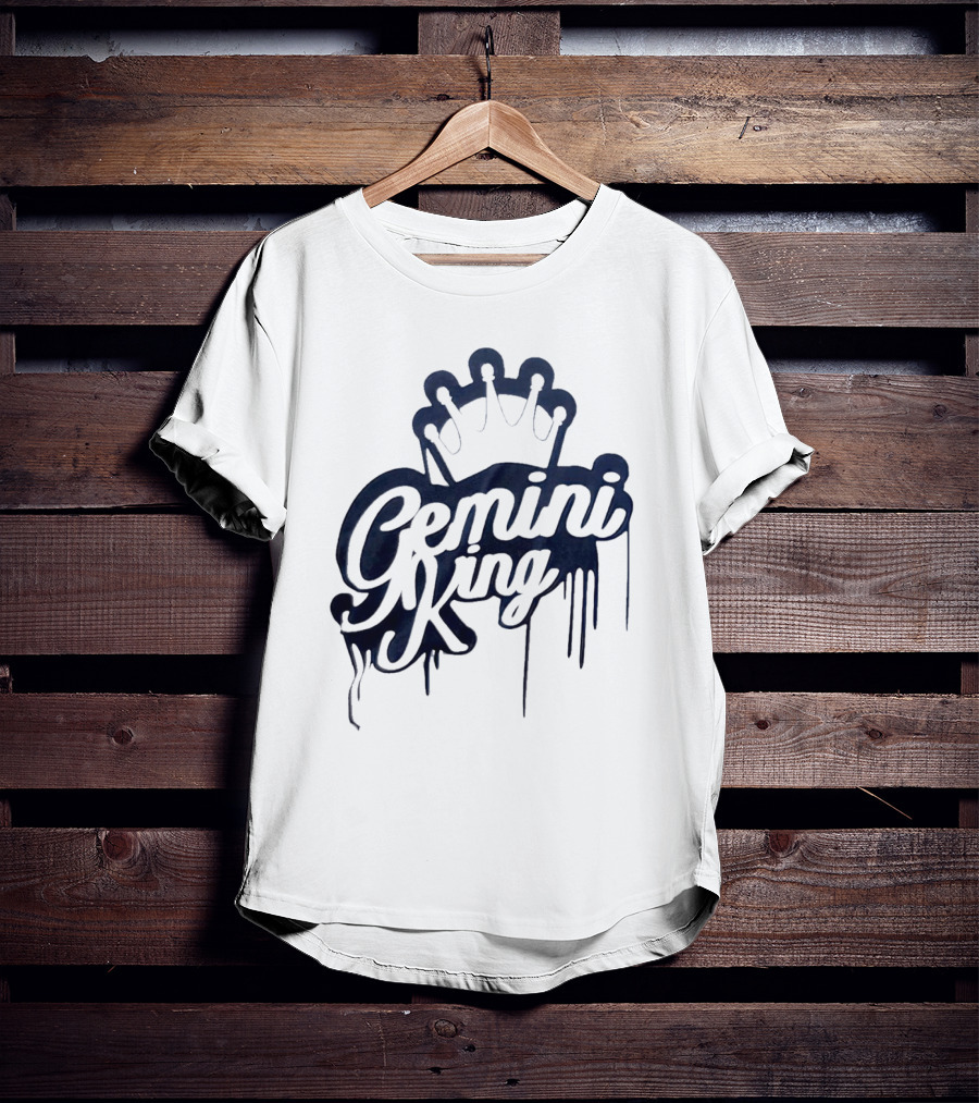 Gemini King Dripping Crown T-Shirt