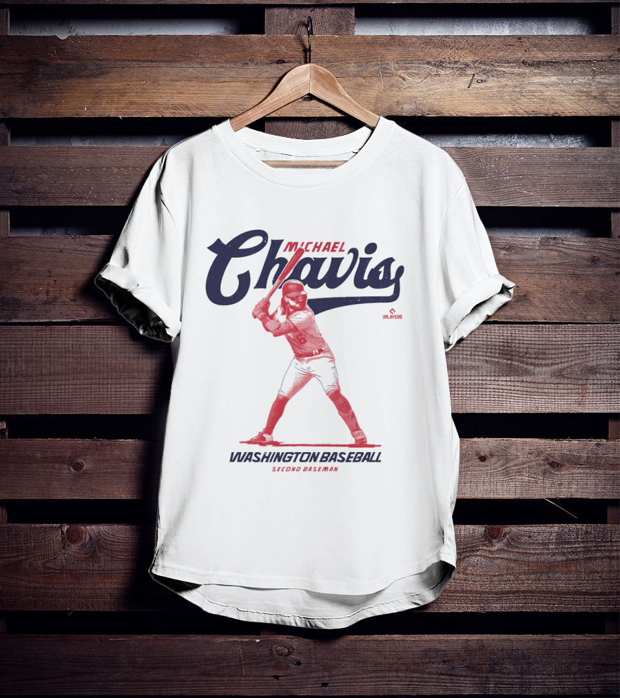 Michael Chavis Washington Baseball Second Baseman Player Vintage T-Shirt