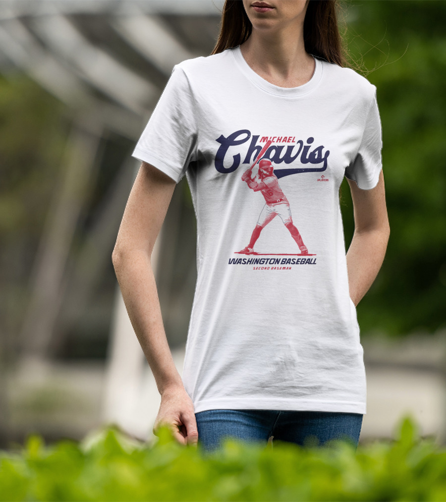 Michael Chavis Washington Baseball Second Baseman Player Vintage T-Shirt
