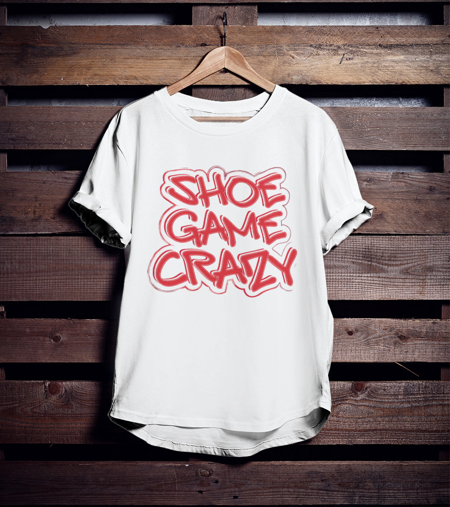 Shoe Game Crazy Red Graffiti T-Shirt