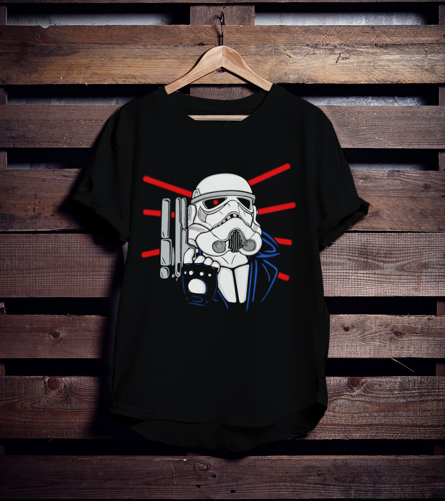 Star Wars Stormtrooper Meets The Terminator Mashup The Storminator T-Shirt